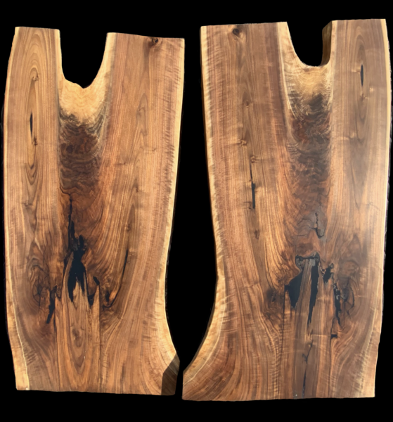 Black Walnut Pair 47” x 23” $1800